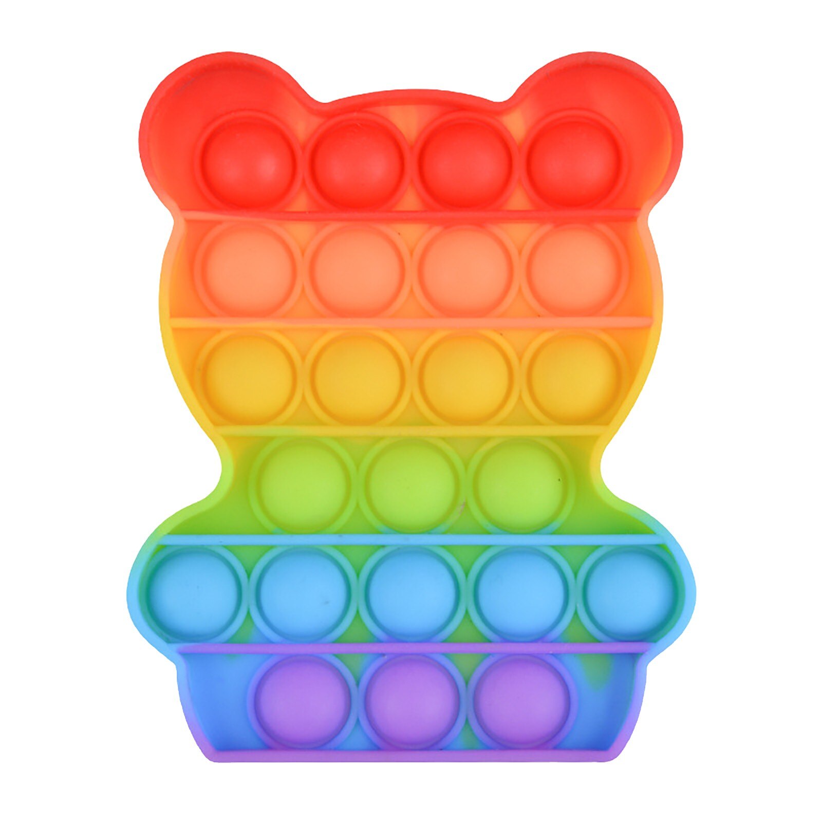 Lustige Öffnet es Zappeln Spielzeug Anti-Stress-Spielzeug Für Erwachsene Kinder Push-Blase Figet Sensorischen Spielzeug Squishy Jouet Gießen Autiste anti-stress: plum