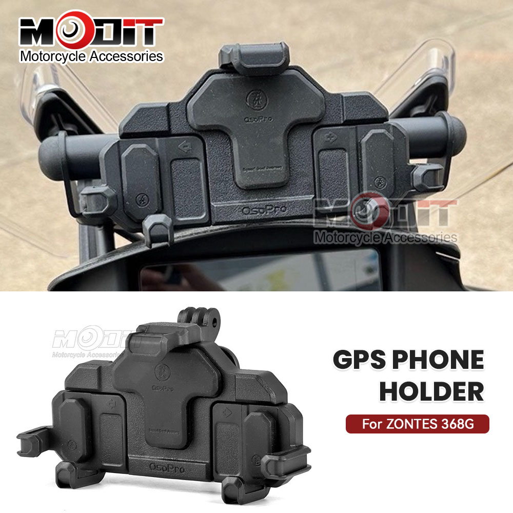 For ZONTES 368E 368D 368M 368G 368 Motorcycle Accessories 12MM 22MM Mobile Phone Holder GPS Navigation Bracket Phone Stand