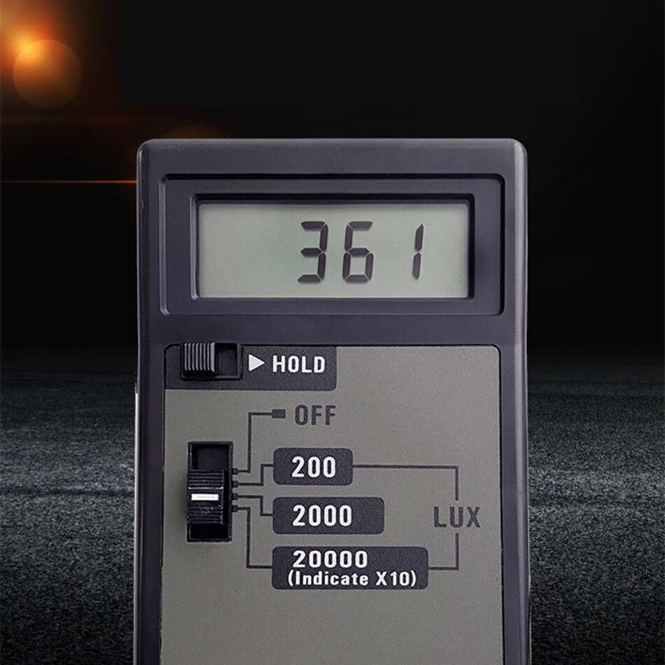 Digital Illuminance Meter High Precision Photometer Test Luminosity Brightness