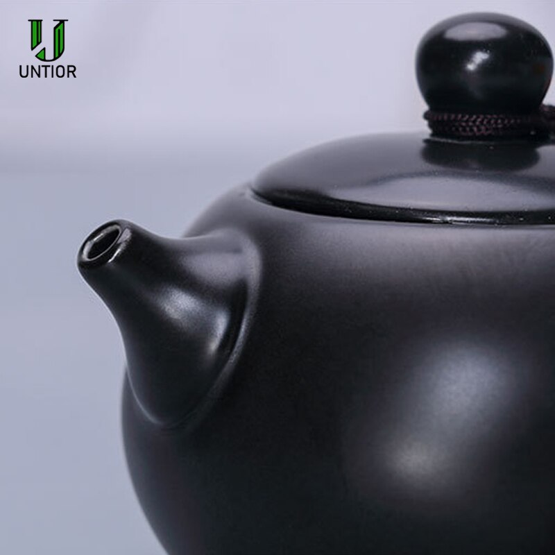 Untioor Keramische Theepot Outdoor Reizen Kung Fu Theepot Zak Reizen Set Chinese Thee Set Draagbare Thee Set Voor Verjaardag Bruiloft