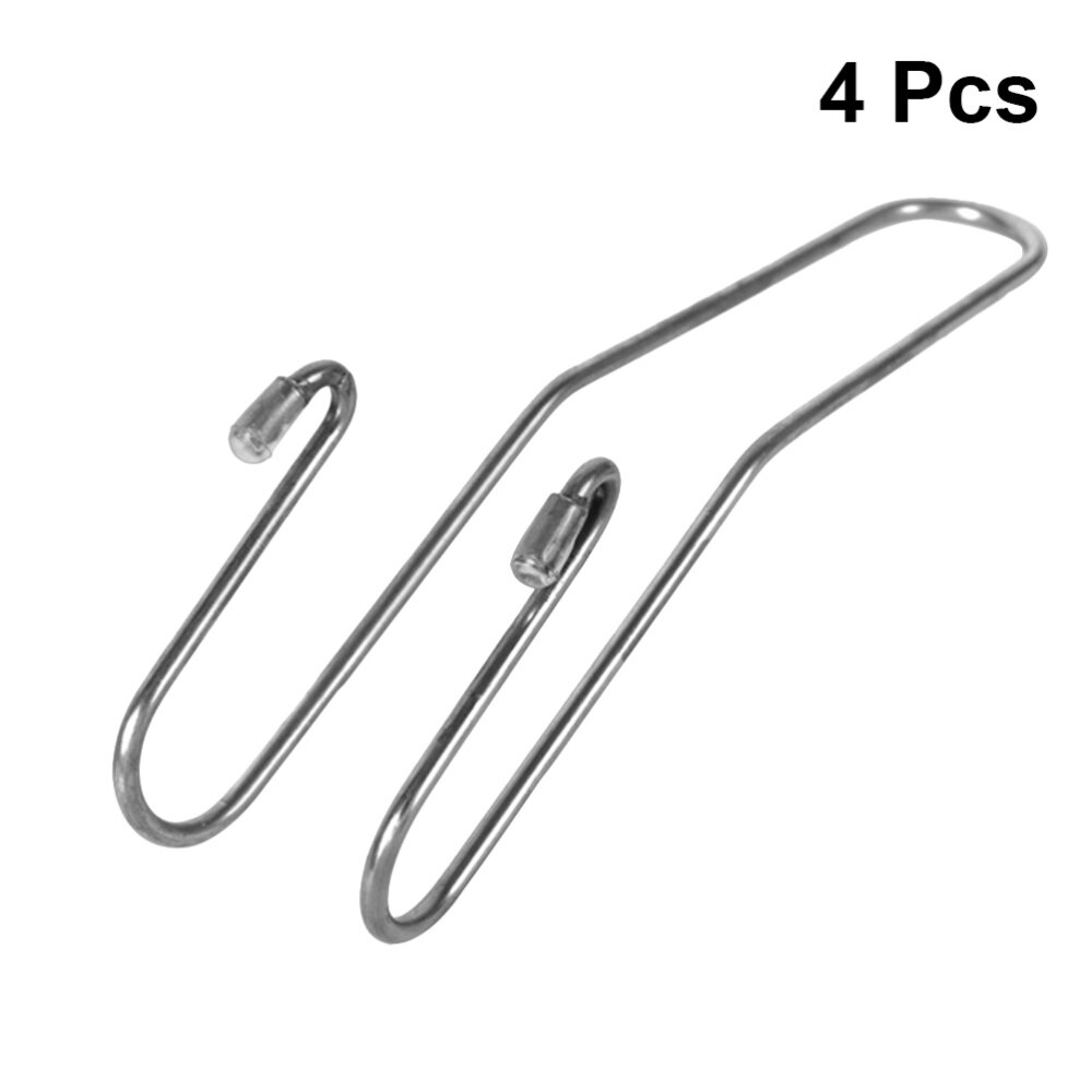 4Pcs Praktische Rvs Duurzaam Autostoel Haken Auto Haken Hoofdsteun Haken Autostoel Organizer Hanger Voor Purse Bag kruidenier: Default Title