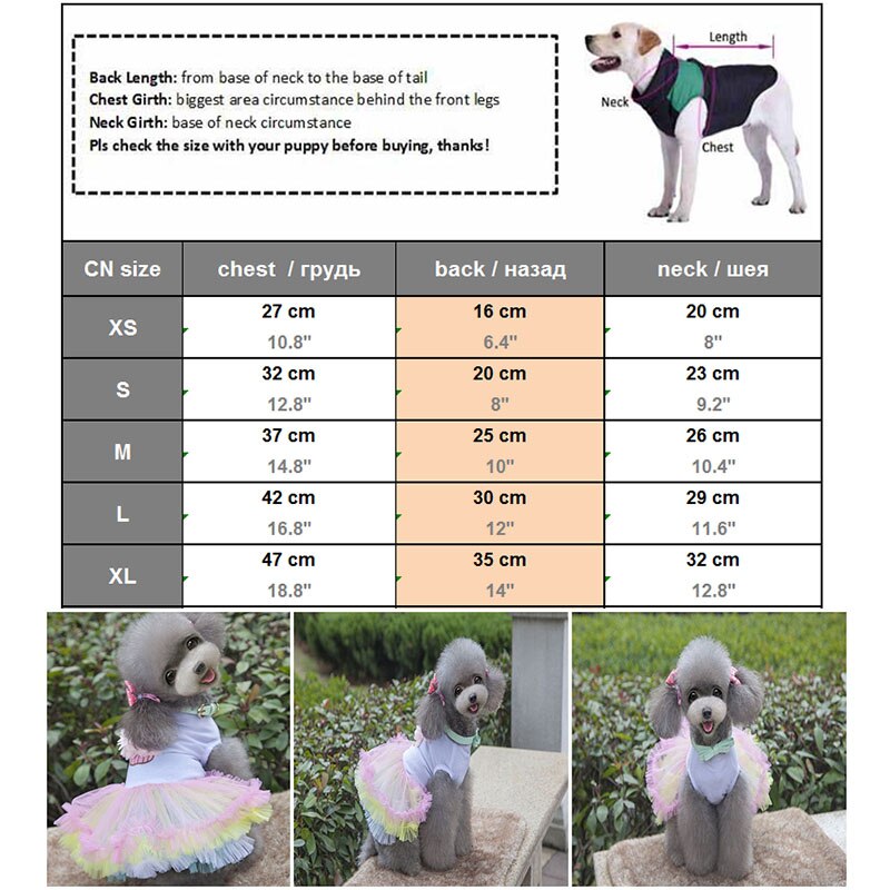 Leuke Hond Tutu Jurk voor Meisjes Honden Puppy Prinses Jurk Kleurrijke Kant Rok Huisdier Kleding Cupcake Kleding voor Doggy XS SML XL