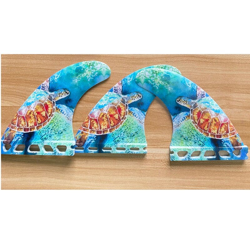 Stampa 3D doppie linguette ad alte prestazioni 2 pinne da tavola da surf-Set di pinne Thruster/Tri (3 pinne) Future Base-tecnologia fossetta