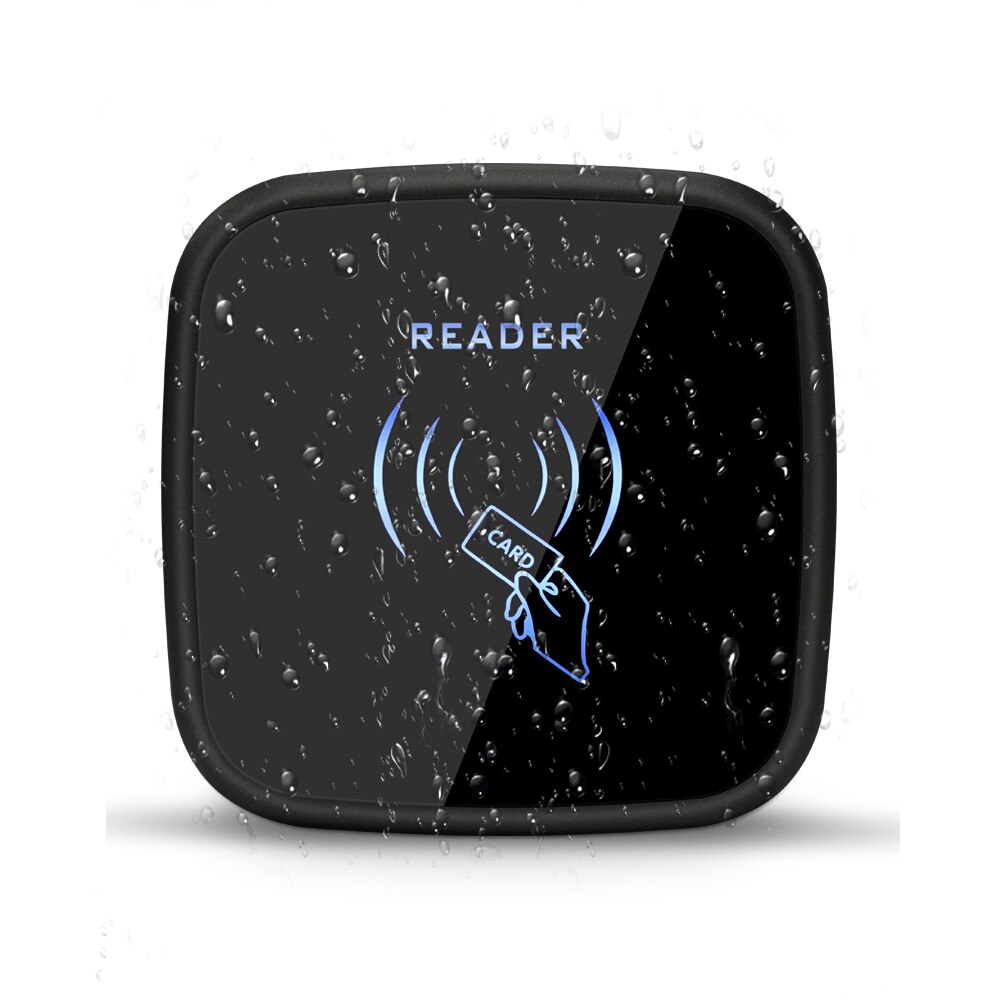 RFID Dual frequency Card Reader support ID and IC card 125k & 13.56M waterproof IP66 wiegand 26/34 output Access Control sn:D81