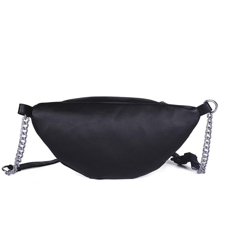 Kette Fanny Pack Taille Tasche Neue Gürtel Tasche Frauen Taille Pack PU Leder Brust Tasche