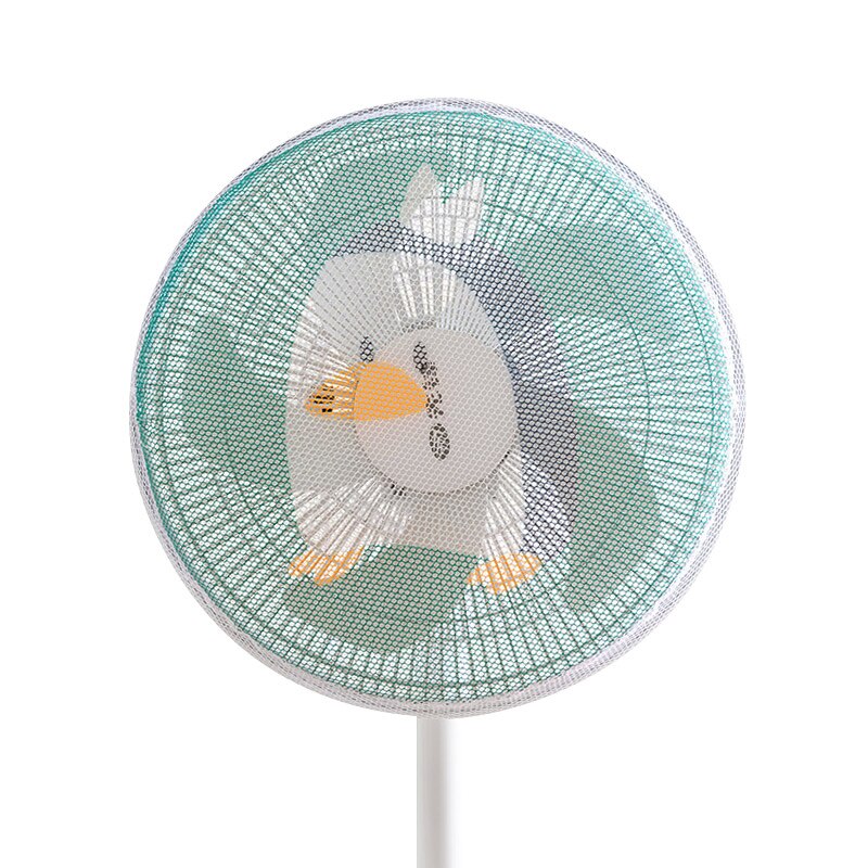 Cubierta de ventilador de dibujos animados, cubierta de seguridad de ventilador eléctrico, protección antipinzas para niños, cubierta de red, ventilador de suelo, todo incluido: B16