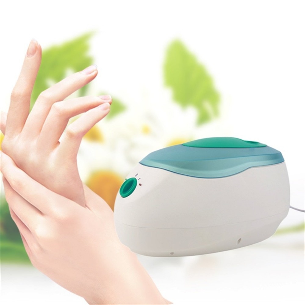 2018 voks maskine paraffin terapi bad voks pottevarmer skønhedssalon udstyr spa 200w 2 niveau kontrol maskiner eu stik grøn