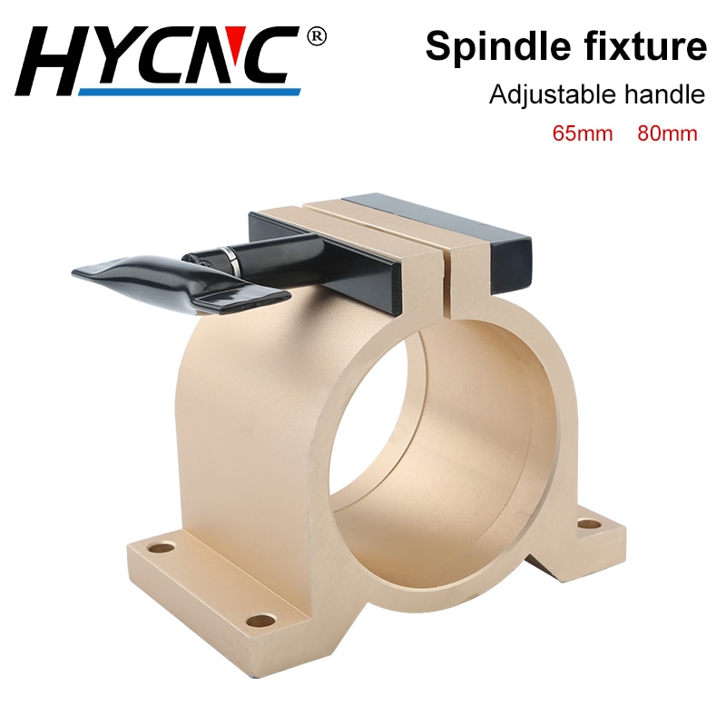 Gravur Maschine Spindel Halten Leuchte 65mm 80mm Mit Griff Aluminium Profil Feste Spannfutter Cnc-holzbearbeitung Spindel Halterung