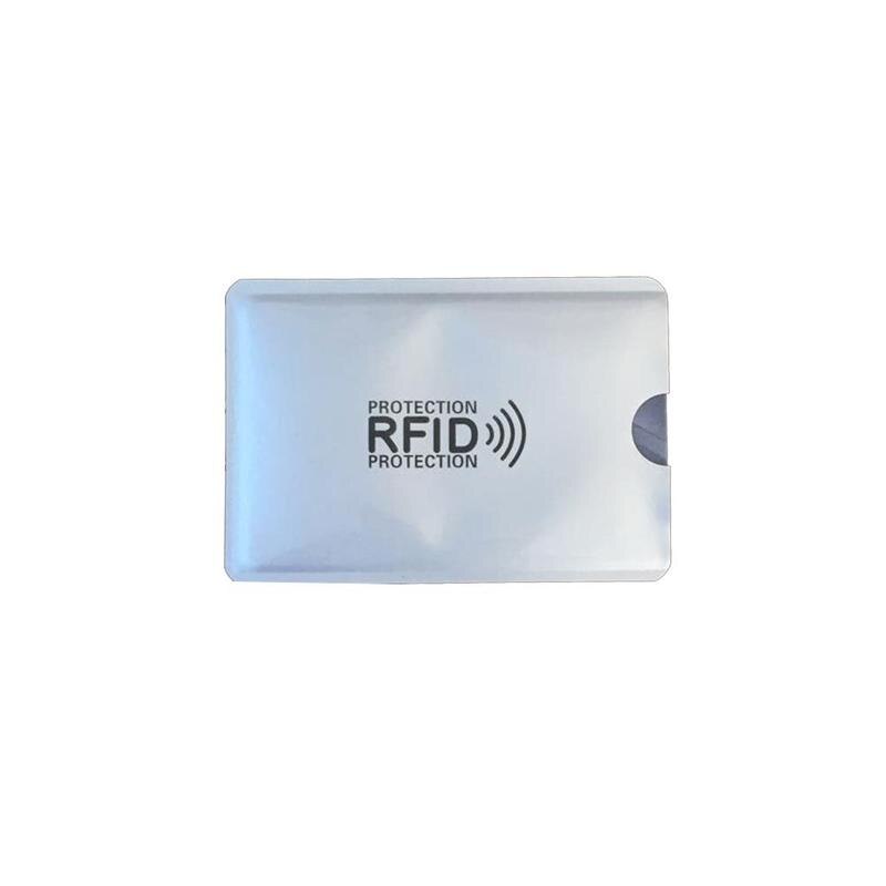 10 Pcs Rfid Card Sleeve Anti Degaussing Bank Card Holder Nfc Anti Theft Brush Identification Card Anti Magnetic Card Sleeve