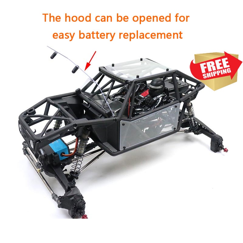 Rc radiokontroll bil axial capra 1.9 utb axi 03004 klar pc bodyshell vakt beskyttelse rustning alternativ oppgradering deler