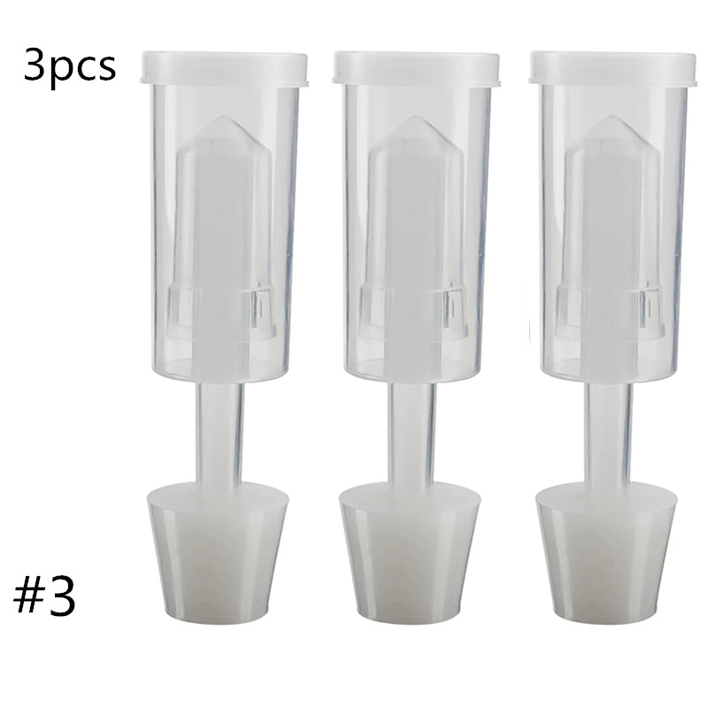 camera d'equilibrio in plastica impostato camera d'equilibrio per birra fatta in casa con occhielli in silicone Cilindro per birra Fermentor aria serratura Scarico unidirezionale sigillato ad acqua: MULTI