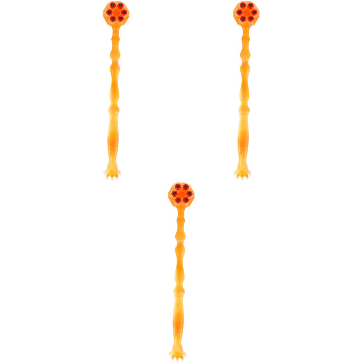 3 pcs Portable Knocking Hammer Stress Knocking Stick Back Scratcher Tool