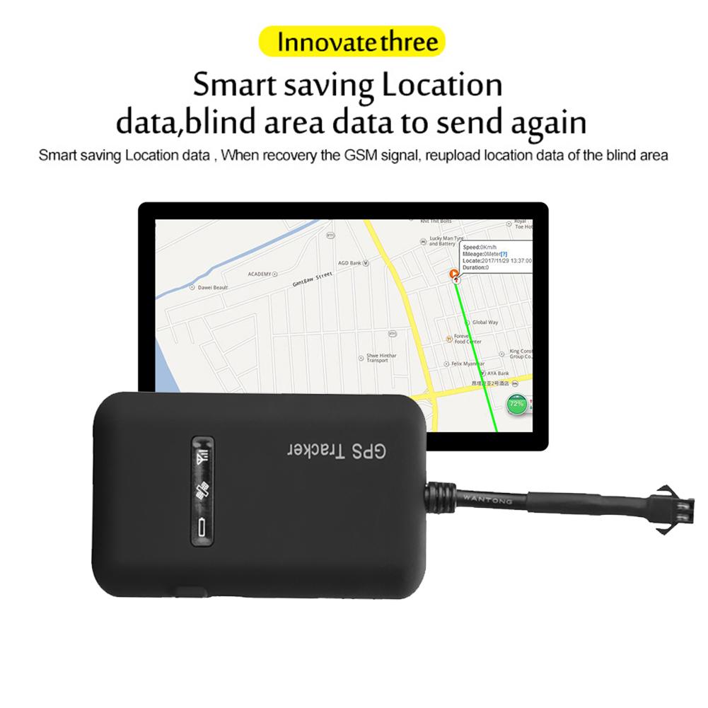 Localizador GPS GT02A para coche, localizador GPS para cortar combustible, rastreador GPRS SMS GSM para coche, 12-36V, seguimiento en tiempo real de Google Maps, aplicación gratuita