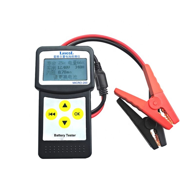 Battery Detector 12V / 24V Battery Life Capacity Internal Resistance Analyzer for Electric Vehicle Battery