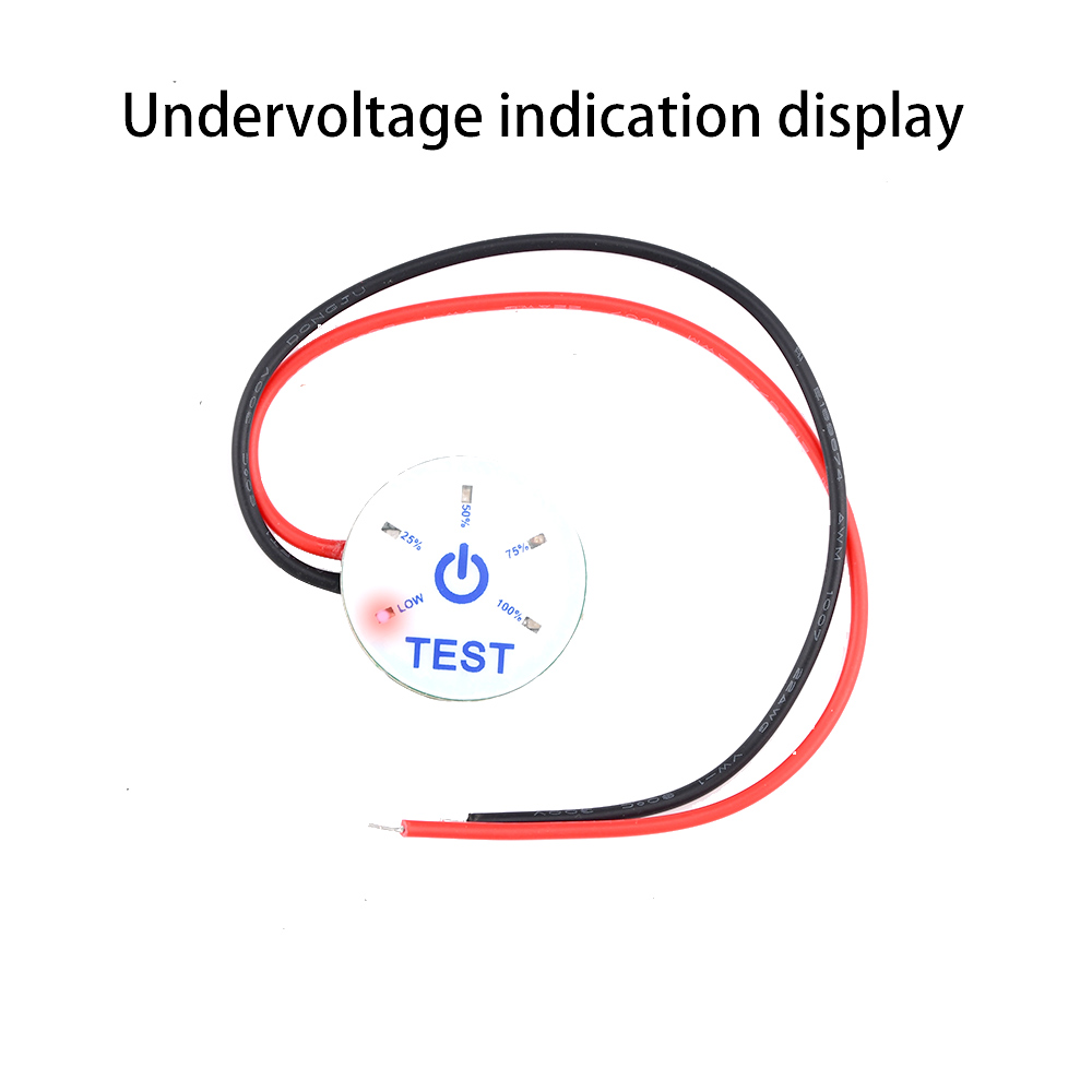 Mini Batterijcapaciteit Indicator Vermogensniveau Display 1S 2S 3S 4S 5S 6S Li-Ion 12V Loodzuur Met Omgekeerde Verbindingsbeveiliging