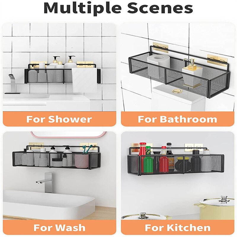 Badkamer Wastafel Organizer Wandgemonteerde Plank Geen Boren Nodig Zwevende Plank Boven De Wastafel Opbergruimte Voor Toiletartikelen Wandplank~p124967830