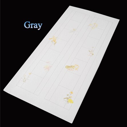 34*69cm Retro Batik Chinese calligraphy Rice Paper Roll Painting Xuan Paper Painting Supply: Gray