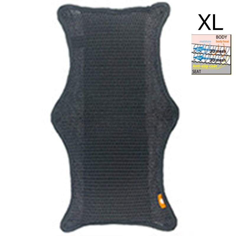Motocicleta de verano transpirable Cool funda para cojín de asiento a prueba de sol aislamiento térmico montaje almohadilla de Aire Protección de asiento de moto