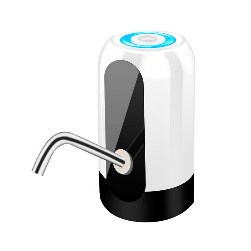 USB Wireless Smart Electric Water Pump Dispenser Bottle Portable Beverage Suction Automatic Suction Pump for Home Travel: white