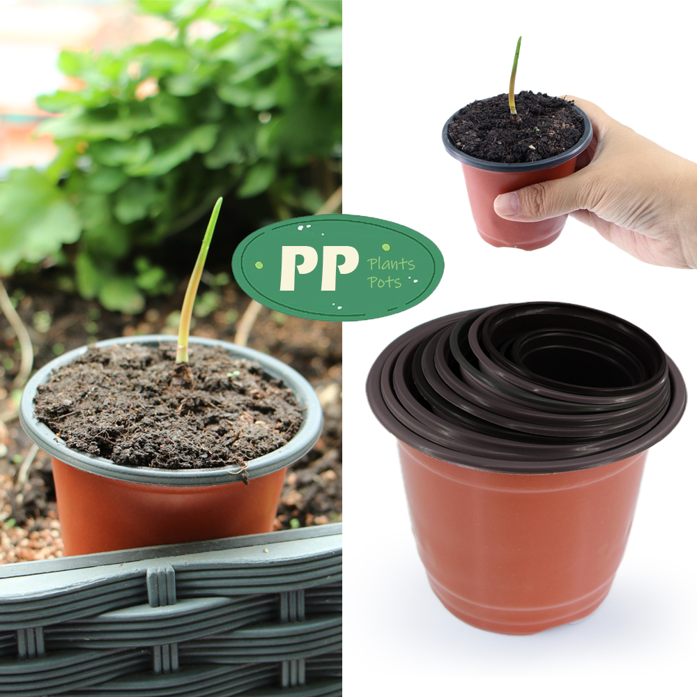 20/50PCS 9/10/11/12/15cm Huis Tuin Plastic bloempot voor Bloem Vetplanten Kwekerij Transplantatie Groeiende Cup Zaden Beginnende Trays