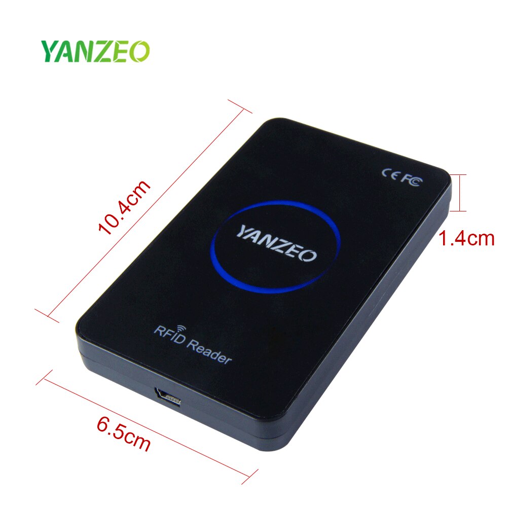 Yanzeo SR360 865Mhz ~ 915Mhz escritorio UHF RFID lector de tarjetas sistema de Control de acceso POS almacenamiento con salida de emulación de teclado