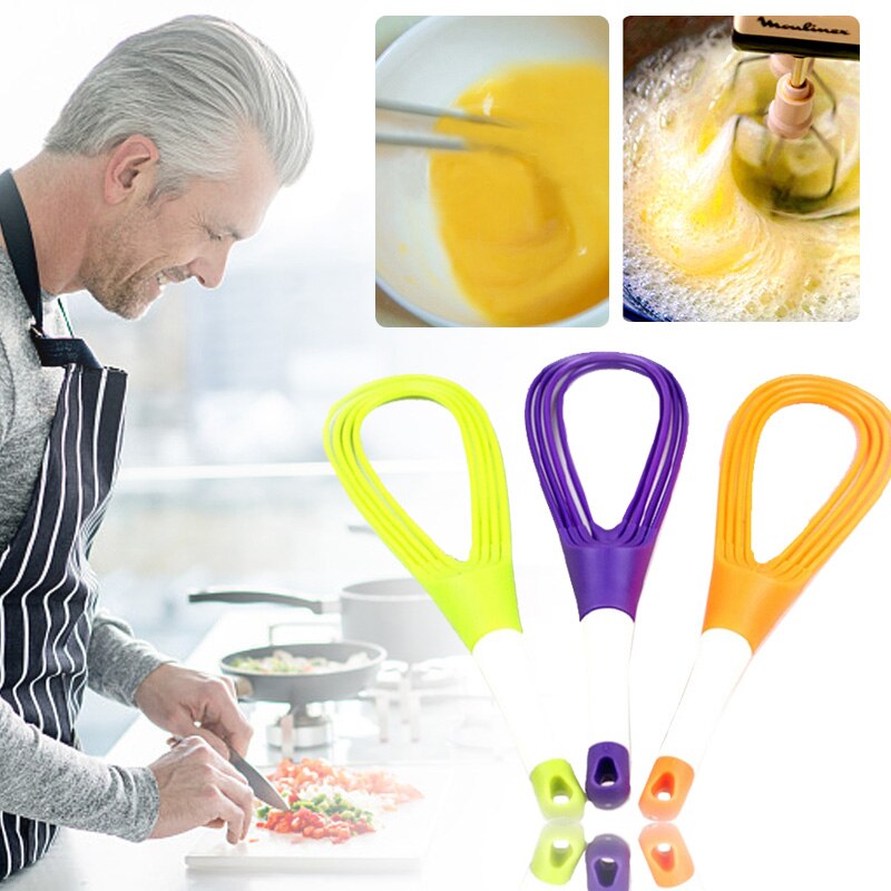 Mélangeur poids de 57g | Mousseuse de cuisine de couleur aléatoire, batteur à œufs, maison Pp outils en matériaux, 30*2*2cm fouet à œufs, cuisson en plastique
