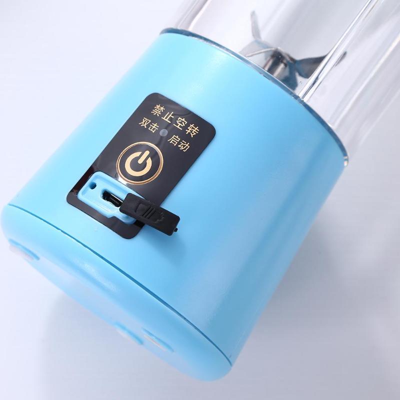 380ml USB Rechargeable Blender Mixer Portable Mini Juicer Juice Machine Smoothie Maker Household Small Juice Extractor