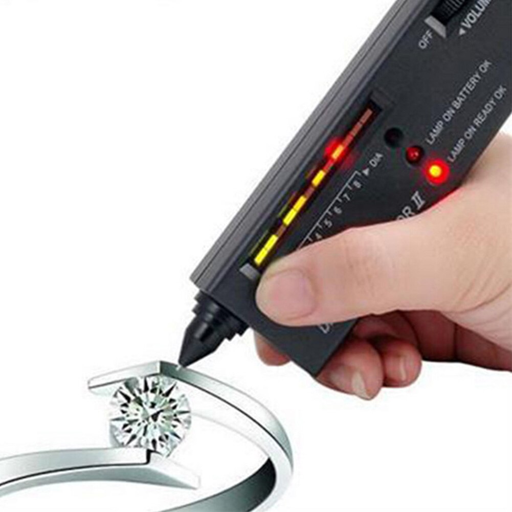 Diamond Selector II Gemstone Tester Tool, Jeweler Diamond Tester Meter Device High Accuracy Home Portable