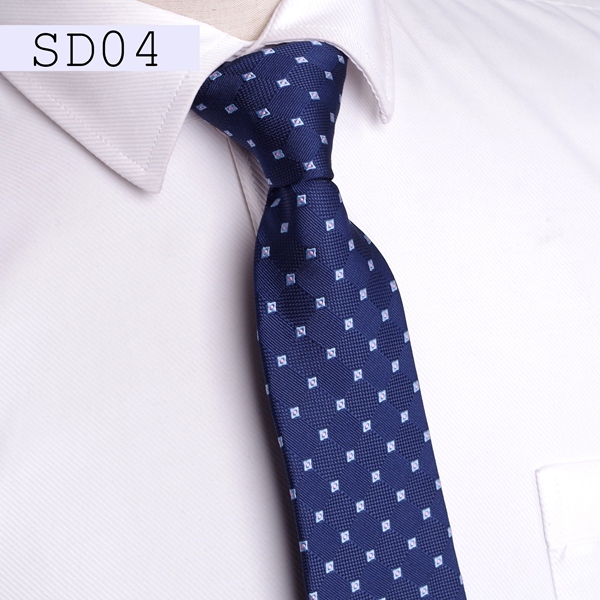 Mænd slips 7cm slips mænd & #39 ;s vestidos business bryllup slips mandlige kjole legame gravata england striber jacquard vævet: Sd04