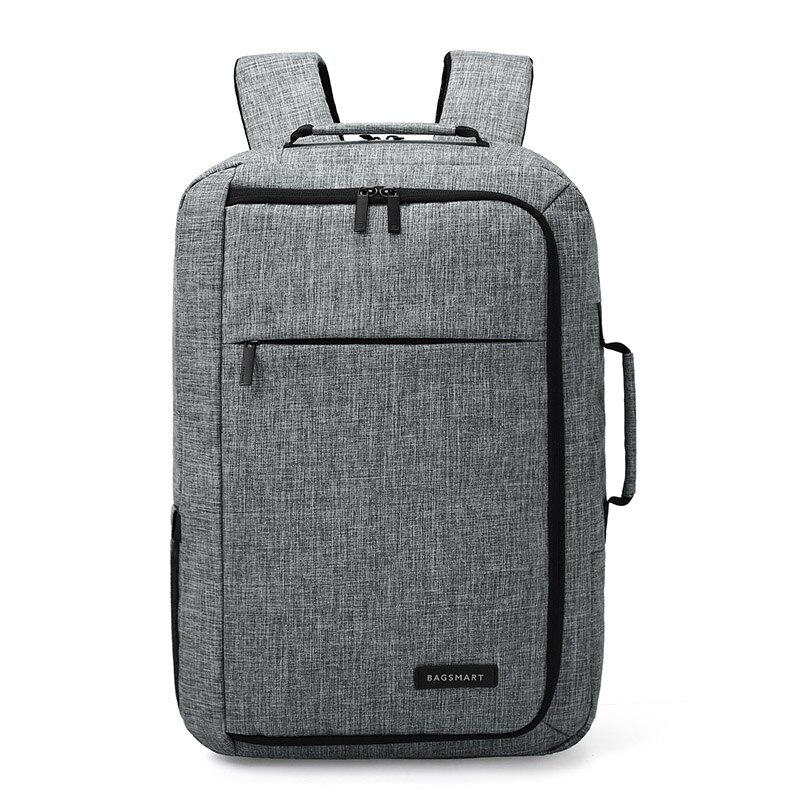 BAGSMART Multifunctionele Bakpack Mannen Reistas Waterdicht Bolsa Mochila voor 15.6 Inch Laptop Rugzak Schooltas Rugzak: grey