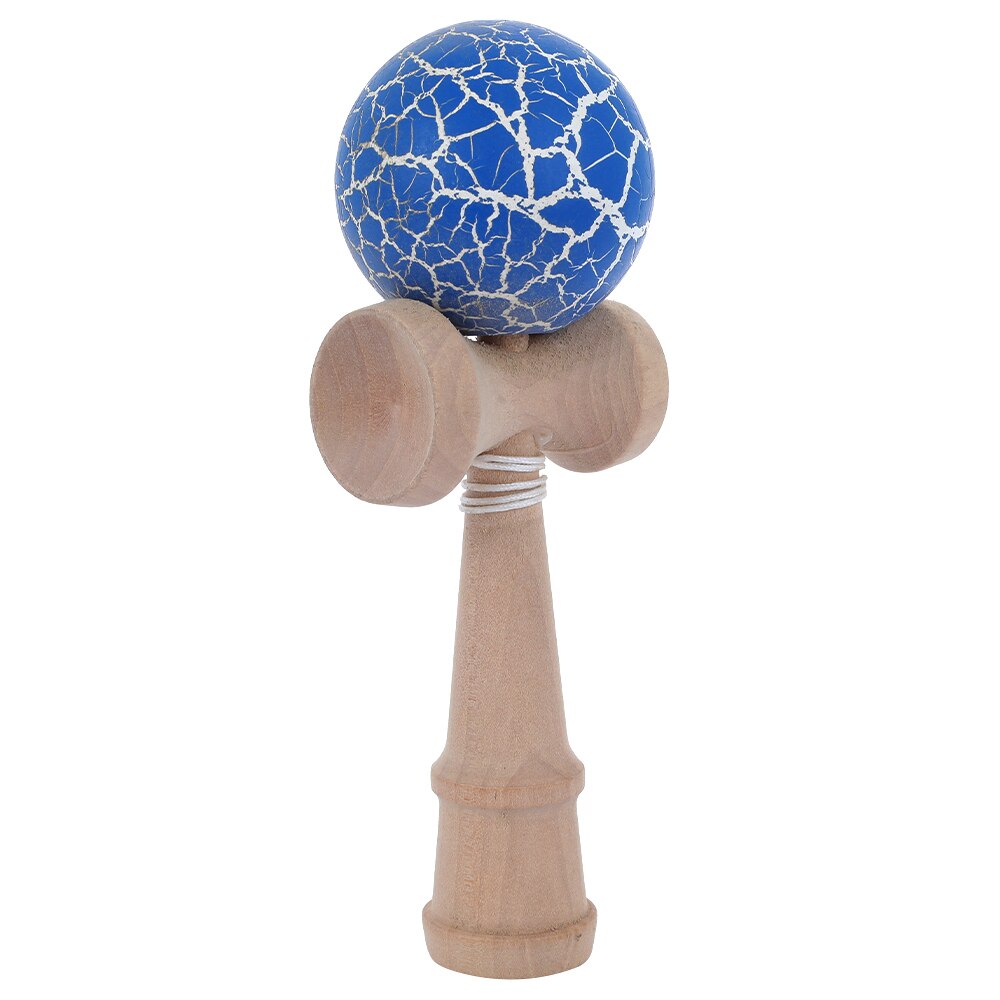 18CM Wood Kendama Toy Kendama Skillful Juggling Ball Education Traditional Game Children Adult Stress Relief Zabawk: 18CM dark blue