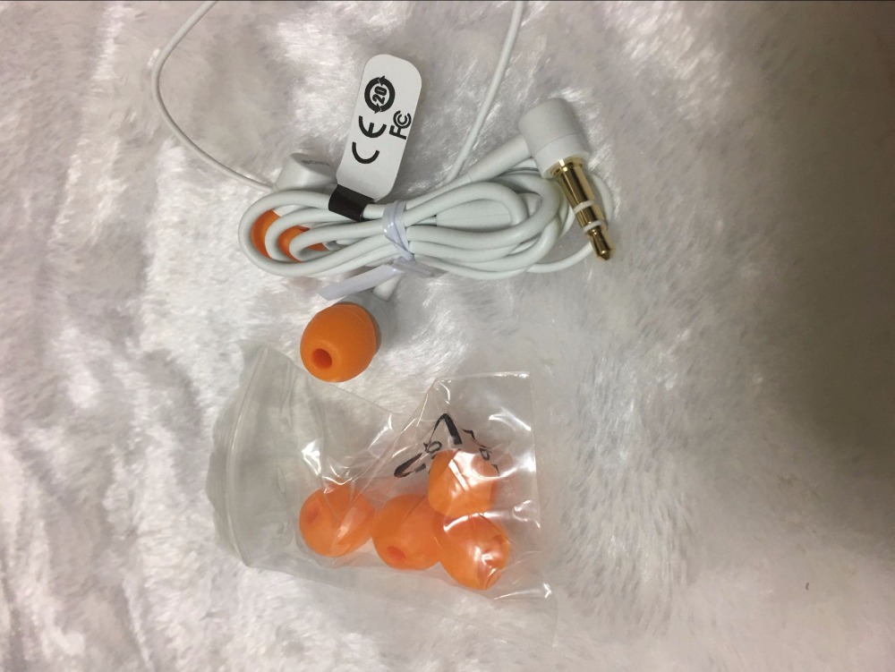 100% Genuine Stereo Original MH755 Earphones for MW600 SBH50 SBH52 SBH54 MW1 SBH20 MH100 DS220 SBH20: White with Orange