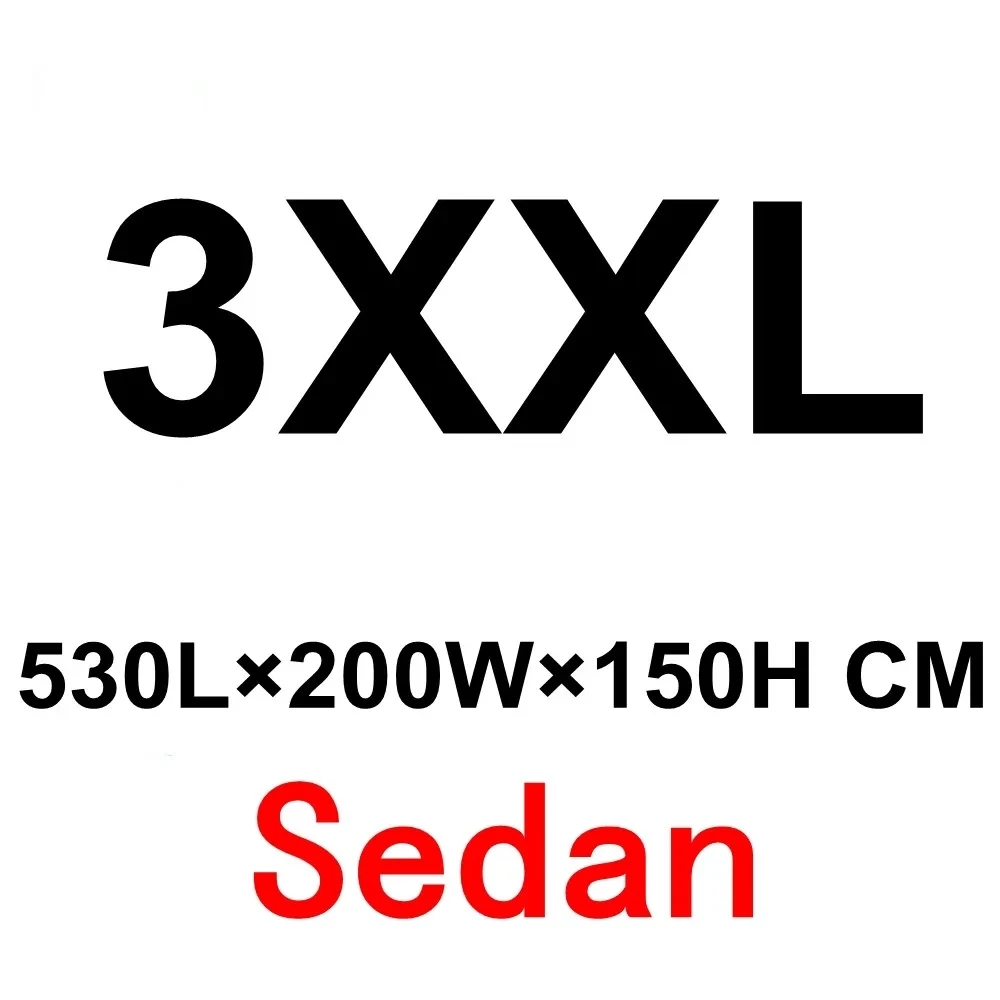 Universele Autohoes Voor Stofdichte Waterdichte Hoezen Voor Alle Weersomstandigheden Voor Auto 'S Buiten Volledig Exterieur Sedan Hoezen Zwart: WHITE