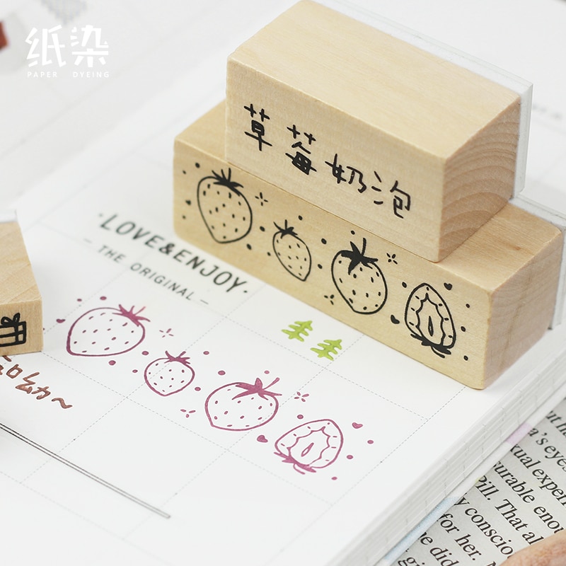 1 Set Basic shapes Dots Triangle stamp DIY wooden rubber stamps for scrapbooking stationery scrapbooking standard stamp