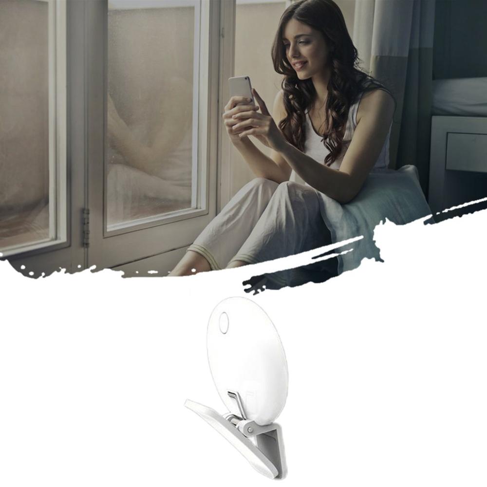 Universal Mini Portable Round Beautification Selfie Phone Soft Fill Light Live Led For Girls Three Gear Fill Light