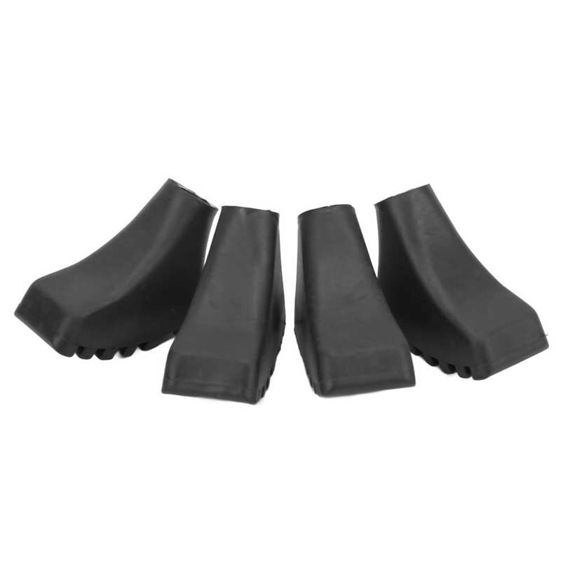 4Pcs Trekking Pole Tips Rubber Vervanging Tip Protectors Voor Wandelstokken Met 12Mm Gat Diameter Wandelen Accessoires: Type B 12 mm