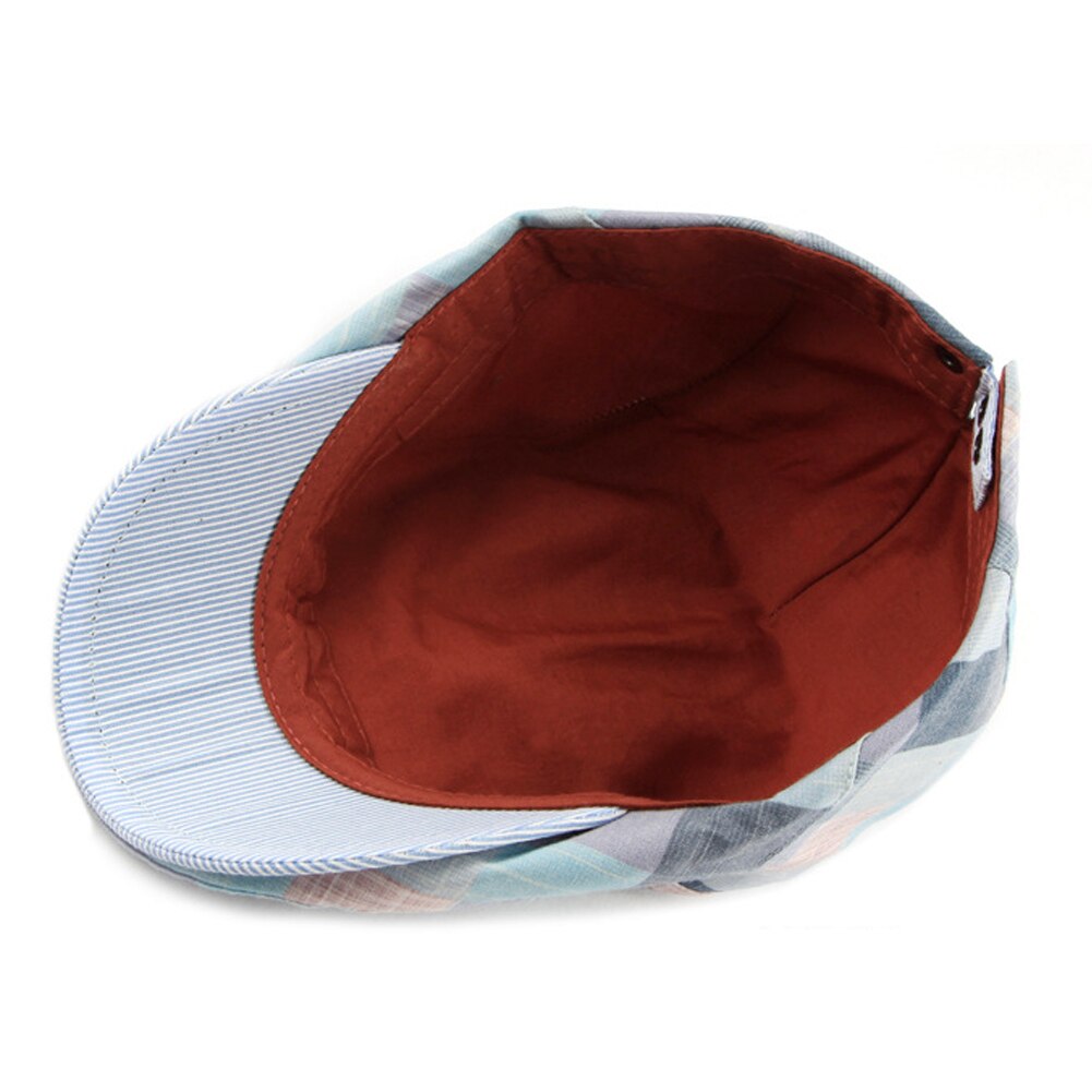 Winter Hoed Mannen Casual Mode Katoen Baretten Outdoor Geruite Tong Cap Dad Hoed Trucker Cap Mannen Vissen