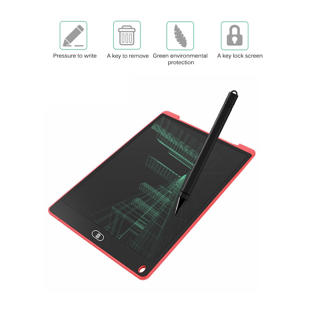 LCD Writing Tablet, Electronic Digital Writing Doodle Board,12-Inch Handwriting Paper Drawing Pad for Kids and Adult Office