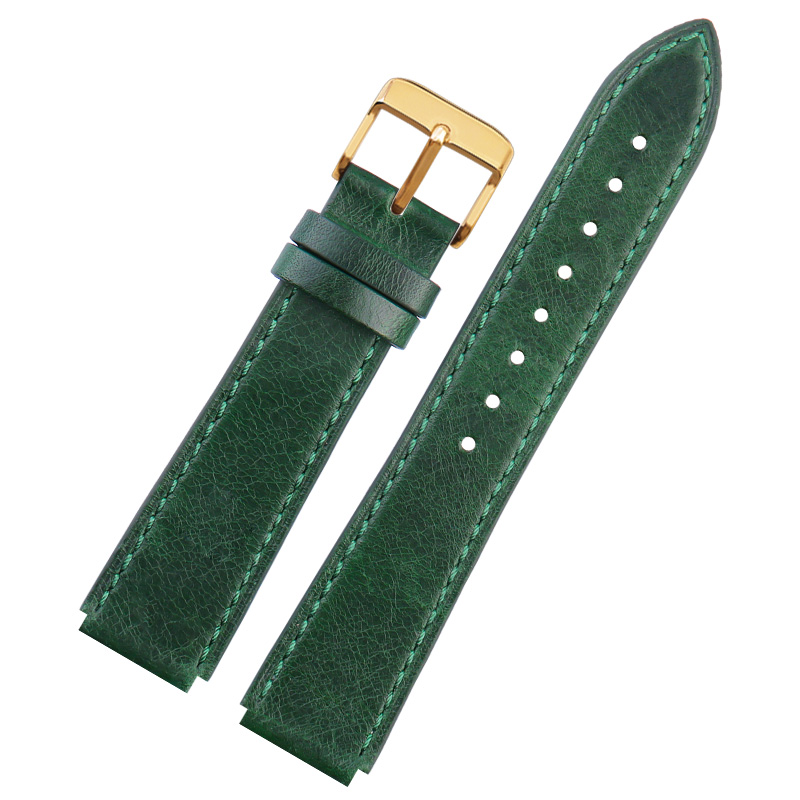 Para Casio pequeño cuadrado AE-1200WH AE1300 AQ-S810W A158 169 W-215/W-S200H SGW-300H correa de cuero pulsera Vintage 18mm TIMEX T80