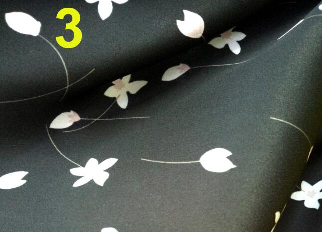 Kjole silke charmeuse stof kvalificeret skinnende faldende blød silke imitation syning håndværk materiale silkeagtig pyjamas stof håndværk: 3 sorte