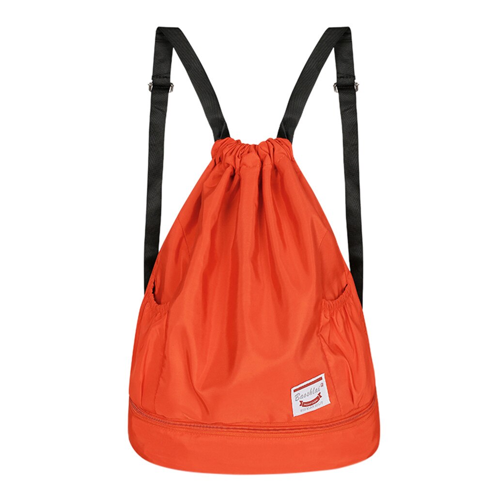 Small Drawstring Bag Sport Gym Sack Unisex Waterproof Running Cycling Hiking Outdoor Nylon Backpack Sports Bag For Men And Women: OR