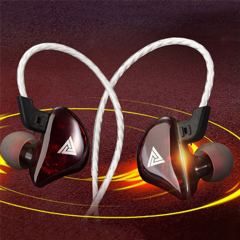 Oortelefoon Qkz CK5 In Ear Hoofdtelefoon Stereo Sport Sport Hoofdtelefoon Muziek Noise Noise Cancellation