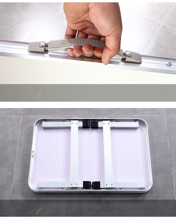 Mesa plegable portátil grande para exteriores para coche, mesa de ordenador portátil para el hogar