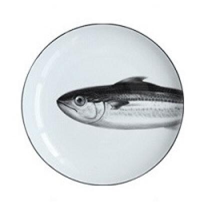 8 * calowy zabawny 3D placki nadruk z kotem płytki talerz dekoracji wnętrz porcelany kostnej stek ciasto naczynia owocowe ceramiczne talerze kuchenne pojemnik: 8