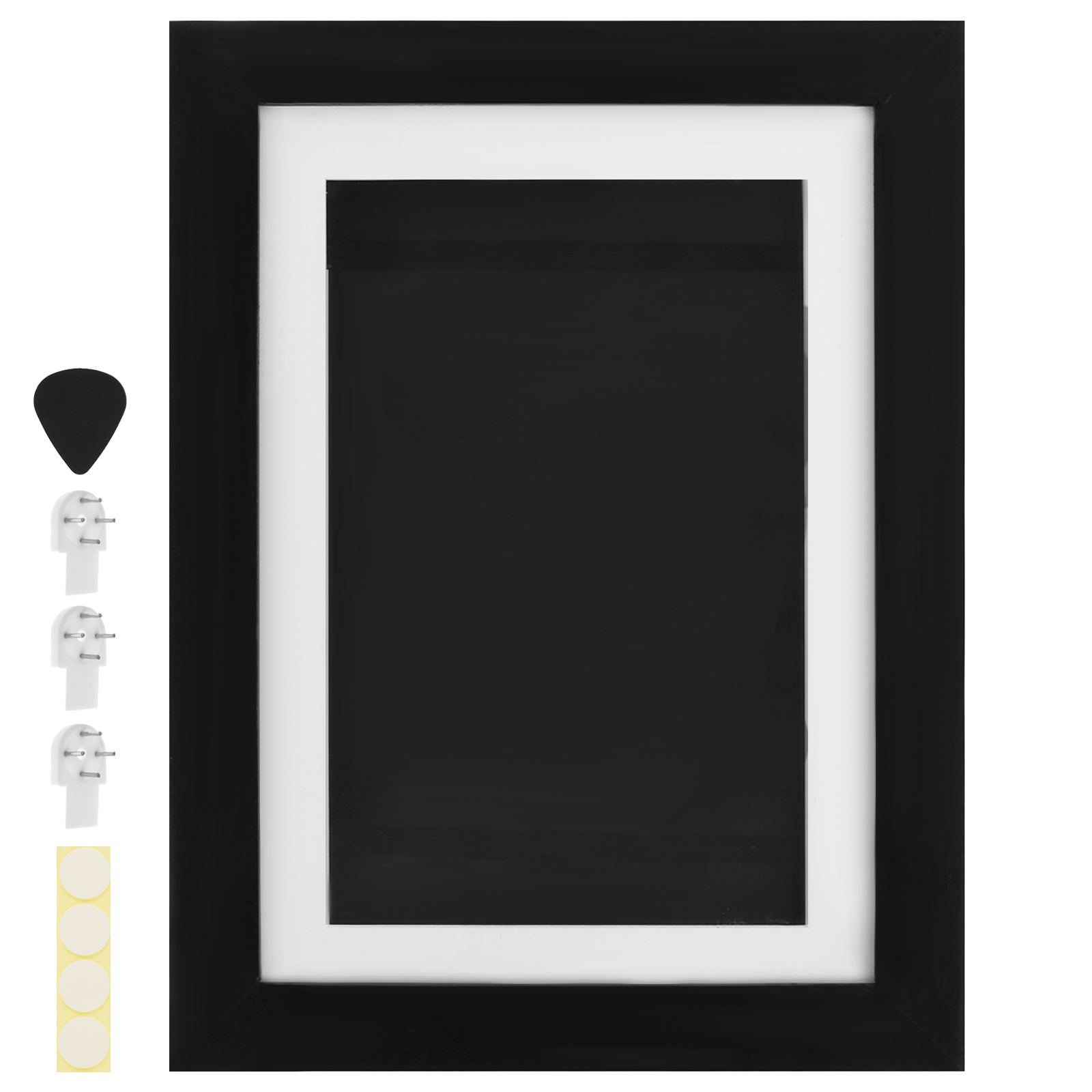 1/2/4Stck freundlicher Kunst Rahmen Vorne Offen Veränderbar freundlicher Frametory für Poster Foto Zeichnung Gemälde Bilder Anzeige Heimat Dekor: Weiß