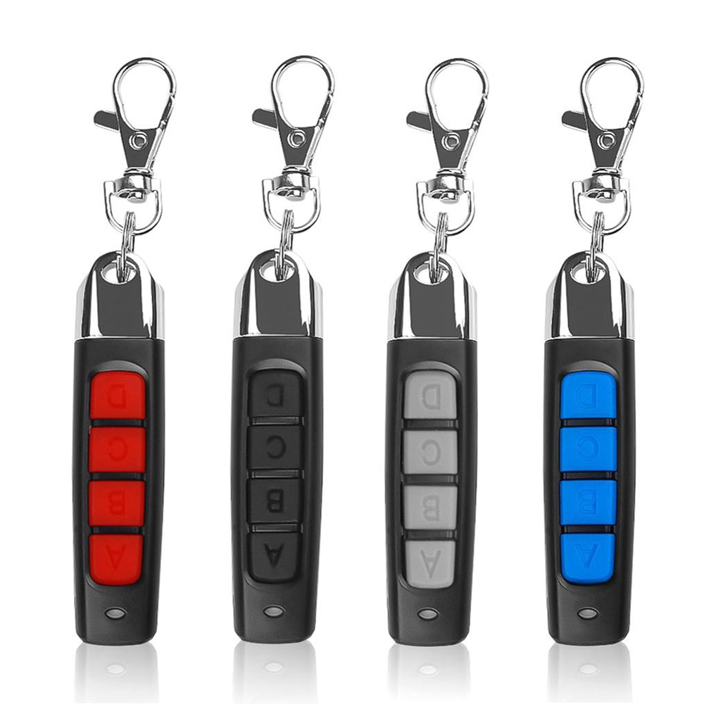 4 Buttons Multifunction Remote Control 433MHZ Wireless Transmitter Garage Gate Electric Door Copy Controller Anti-theft Lock Key