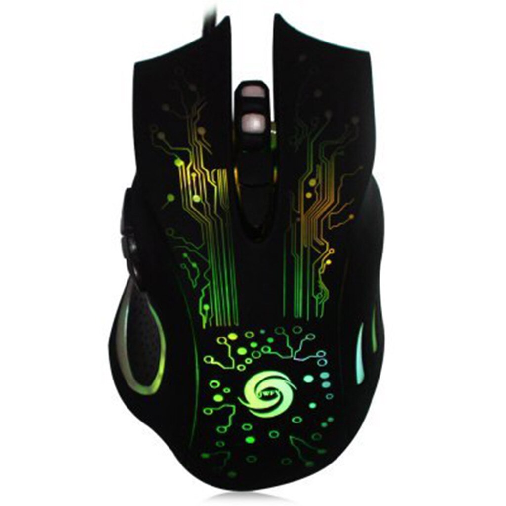 20% 6D USB Wired Gaming Mouse 3200DPI 6 Buttons LED Optical Pro Mouse Gamer Computer Mice for PC Laptop Games Mice: Default Title