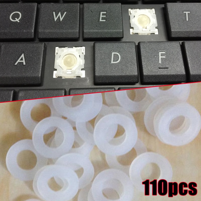 Amortiguadores de interruptor o-ring para teclado mecánico Cherry MX, 110 Uds.