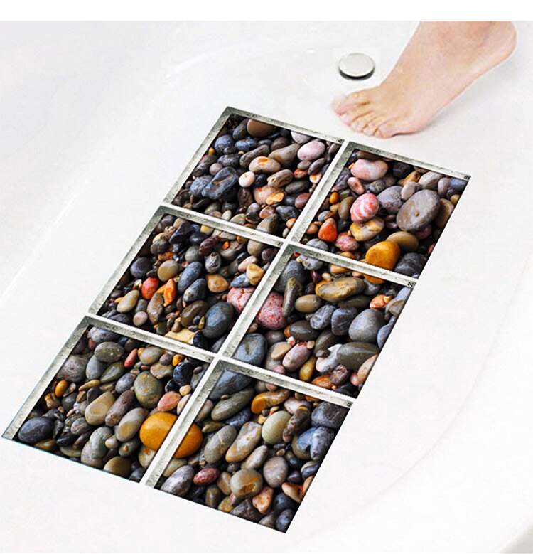 3D Badewanne Selbst-Klebstoff nicht-Unterhose Umweltschutz Aufkleber freundlicher Badewanne Wasserdicht Verschleiß-beständig Wc Aufkleber: 001