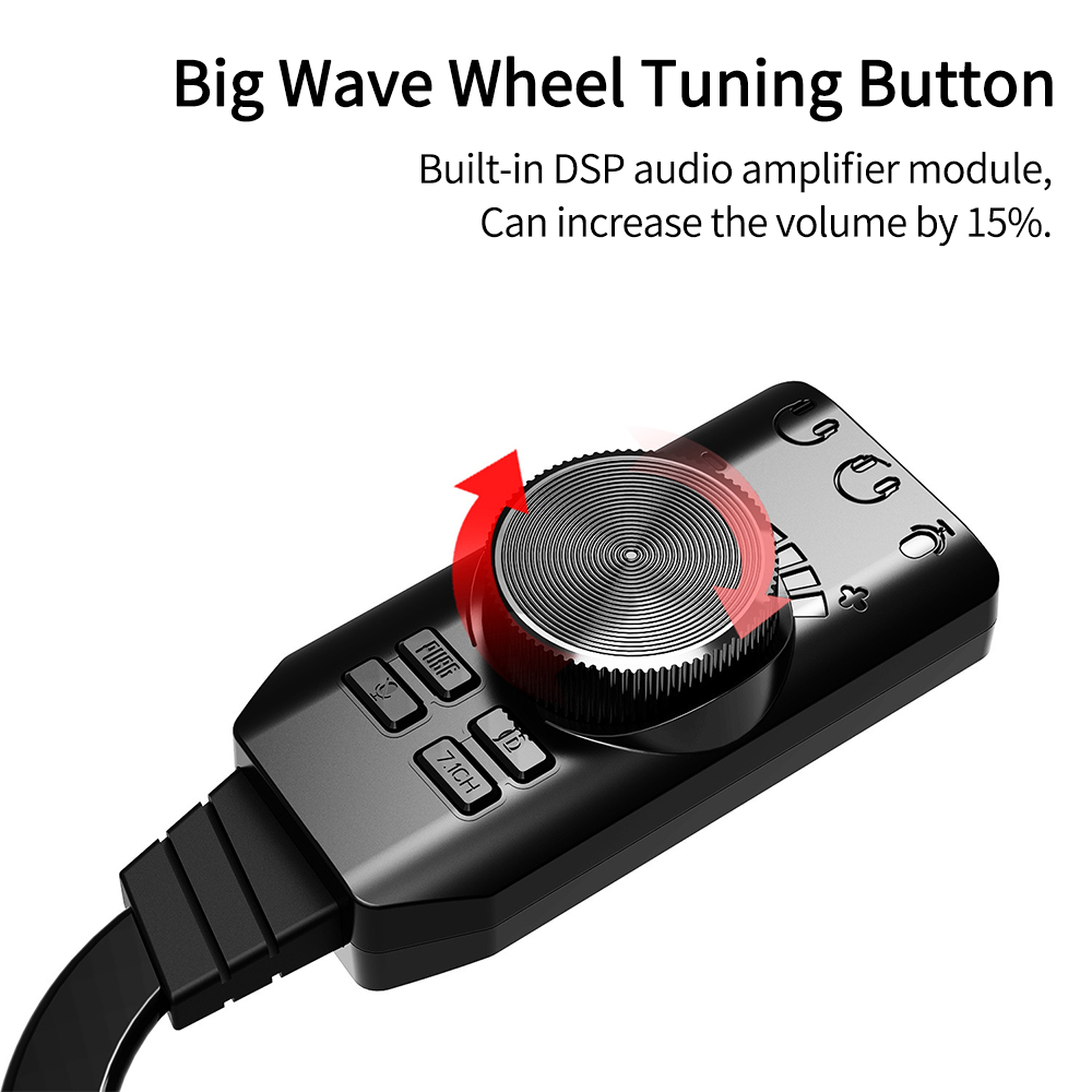 USB-Adapter Externe Usb Naar 3.5Mm Geluidskaart 7.1 Voor Pubg Gaming Externe Geluidskaart Stekker En Spelen Voor Computerspel Pc Laptop